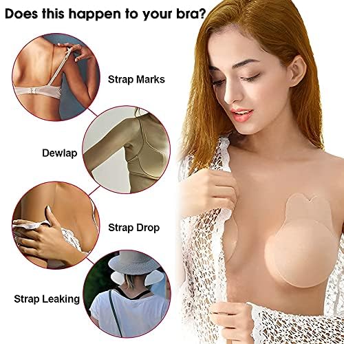 PALAY 5 pairs Women's Reusable Nipple Cover, Silicon Nipple Pasties Silicone Nipple Cover Bra Pad Breast Lifting Tape Breast Lift Tape for Women's Lingerie Accessories PALAY 5 pairs Women's Reusable Nipple Cover, Silicon Nipple Pasties Silicone Nipple Cover Bra Pad Breast Lifting Tape Breast Lift Tape for Women's Lingerie Accessories